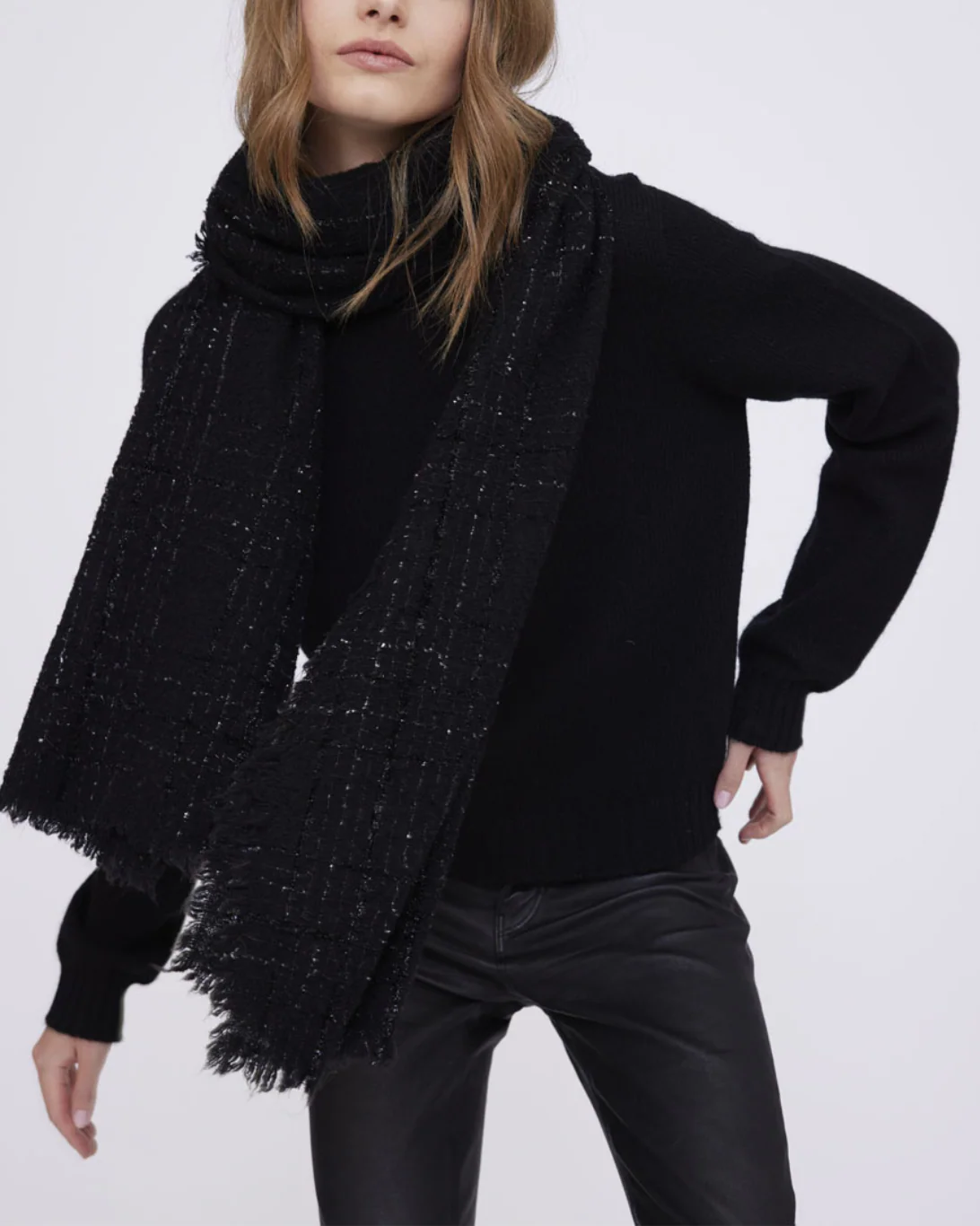 Adrienne | Black with Sequence - Image 2