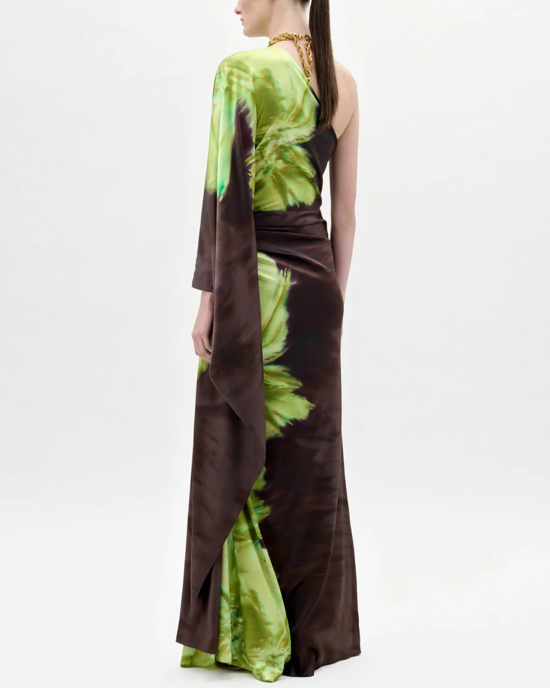 Afrodita Dress | Green Flower - Image 2