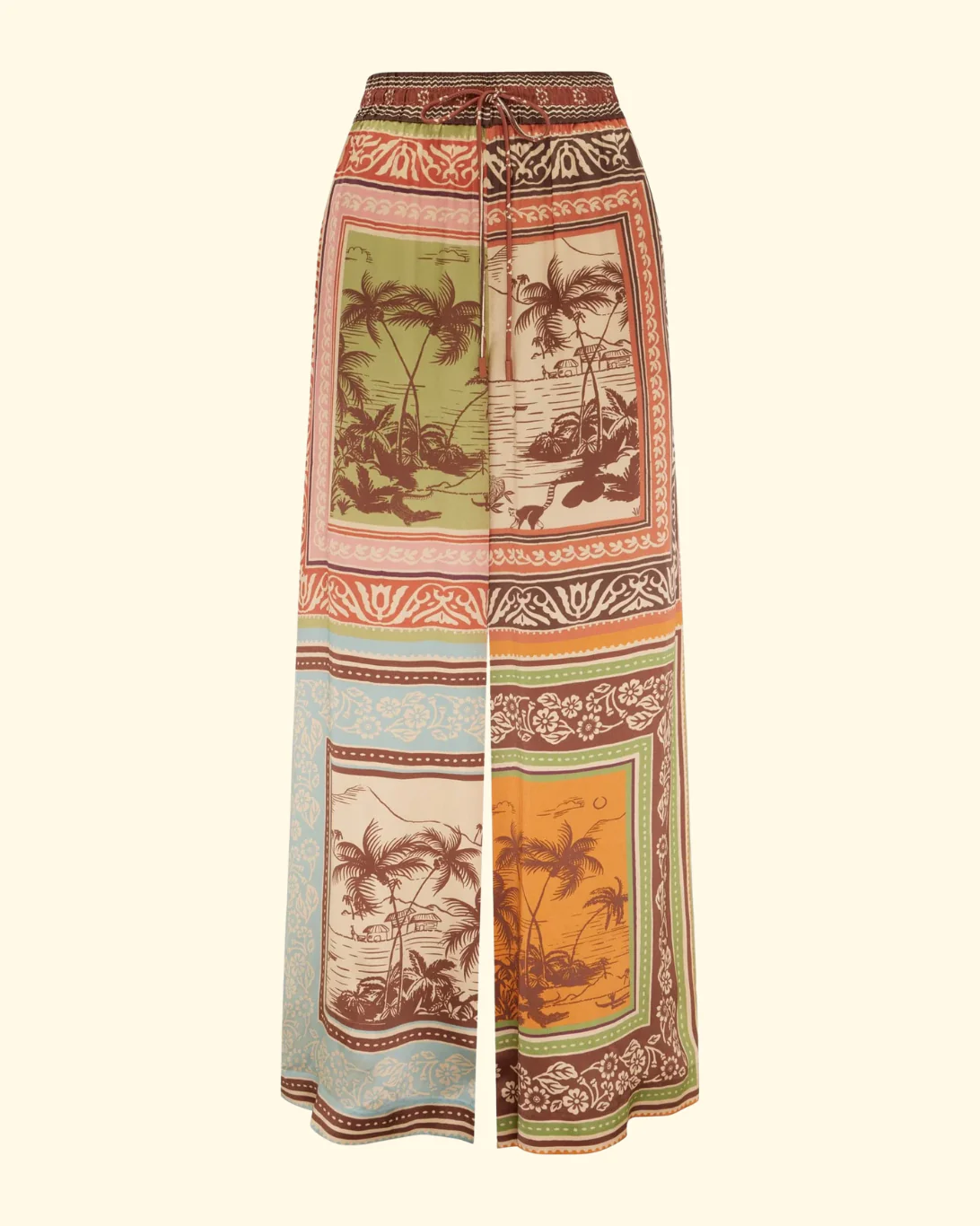Alberta Silk Pant | Multi