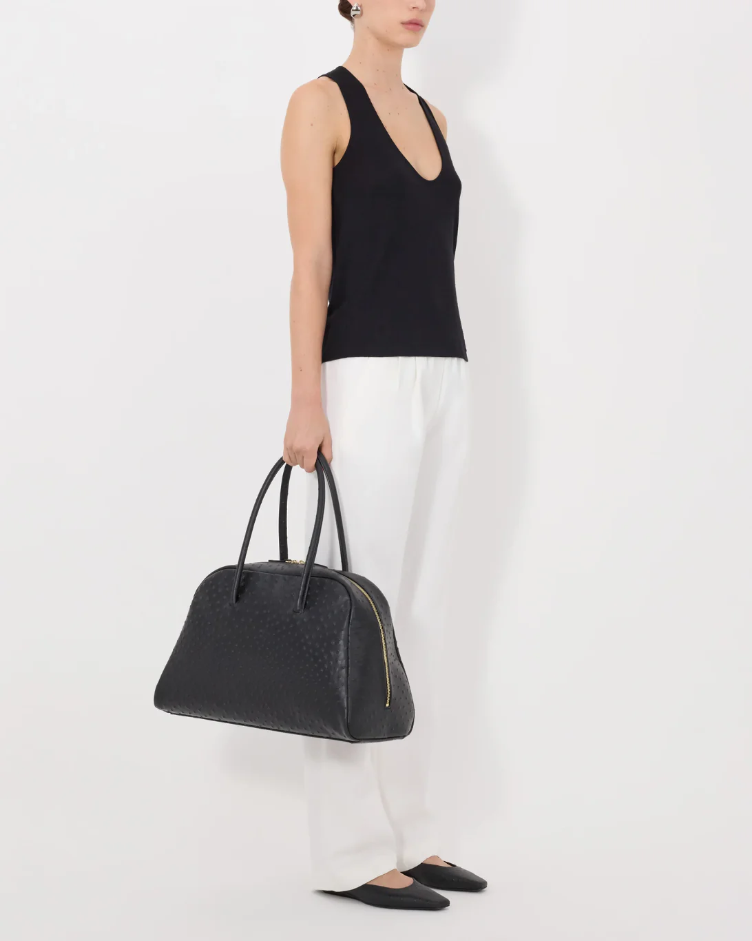 Albia Tank Top | Black - Image 3