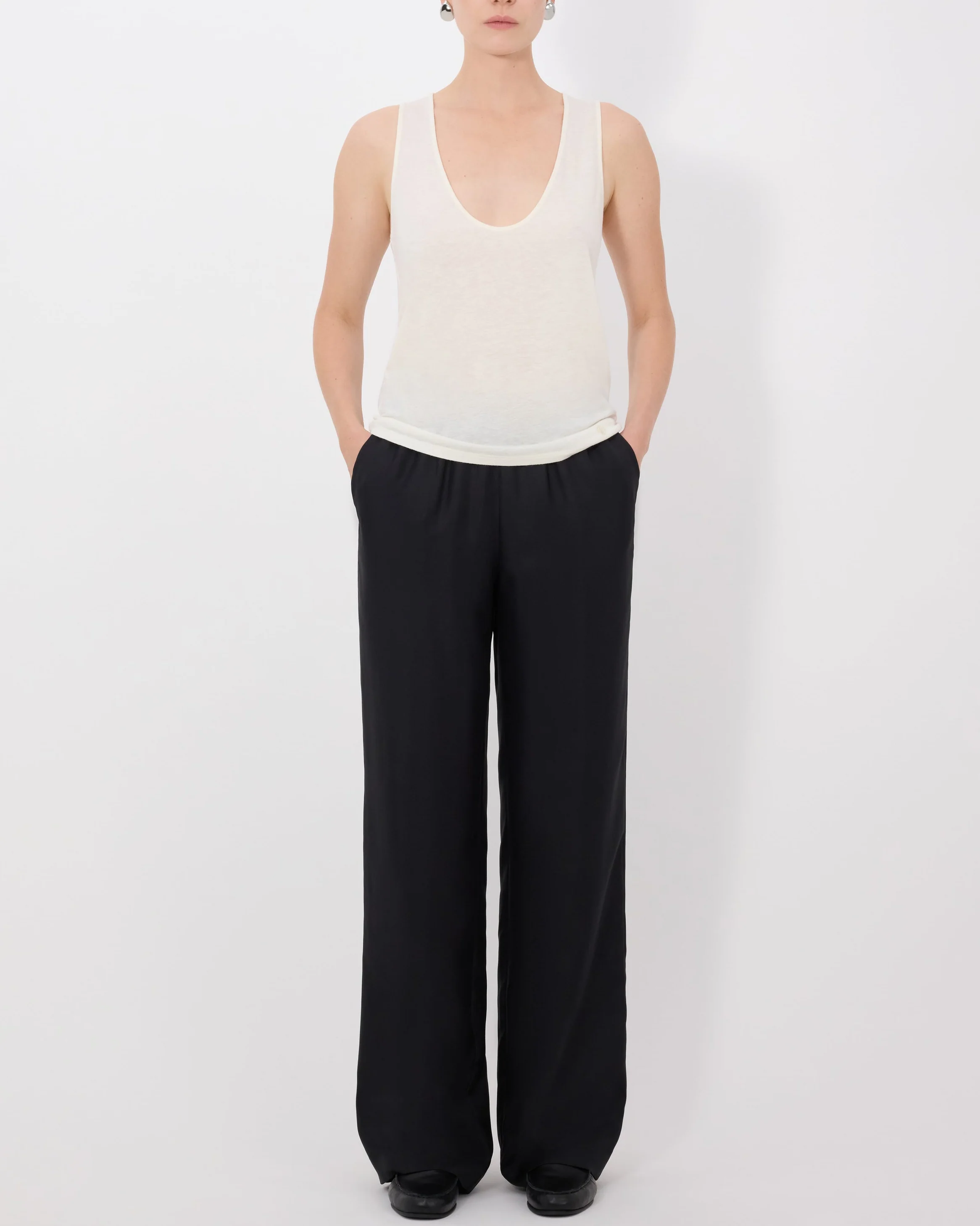 Albia Tank Top | Ivory - Image 3