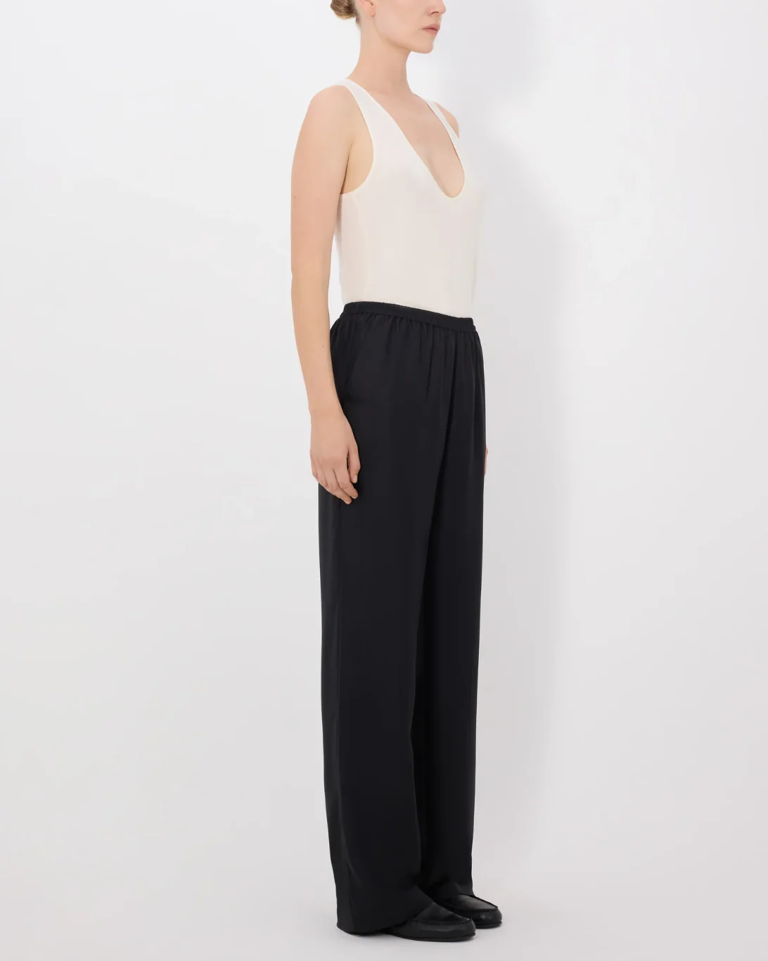 Alera Wide Leg Pant | Black - Image 3
