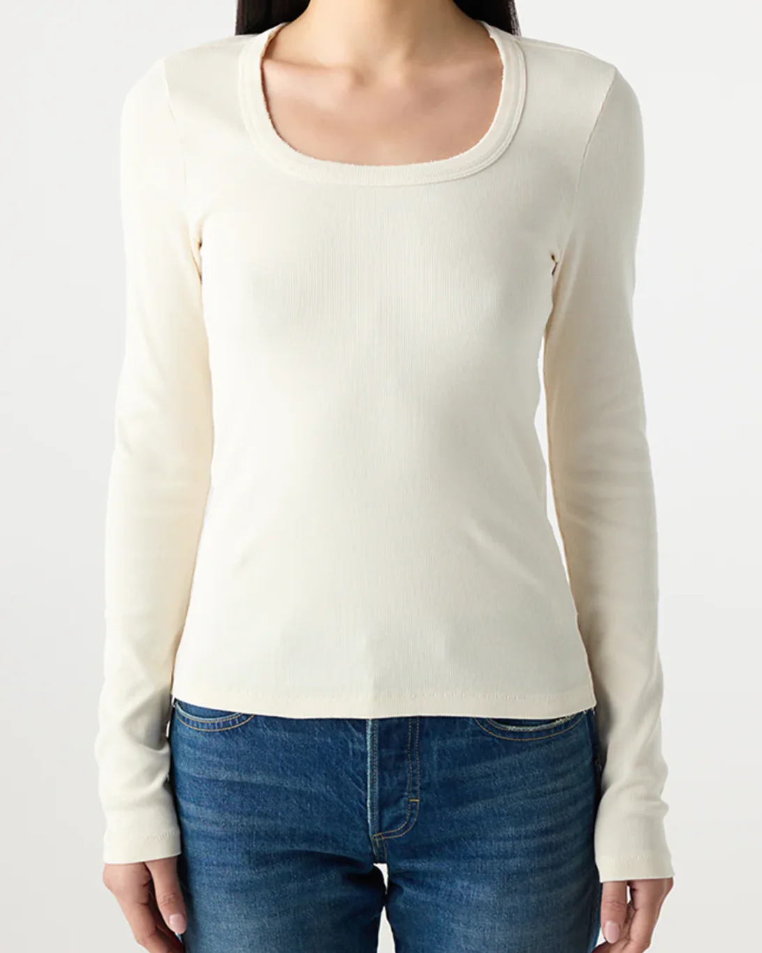 Angelina Long sleeve | Bone - Image 2
