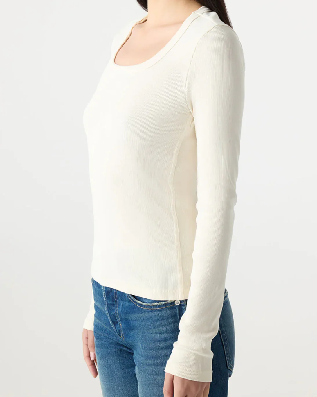 Angelina Long sleeve | Bone - Image 3