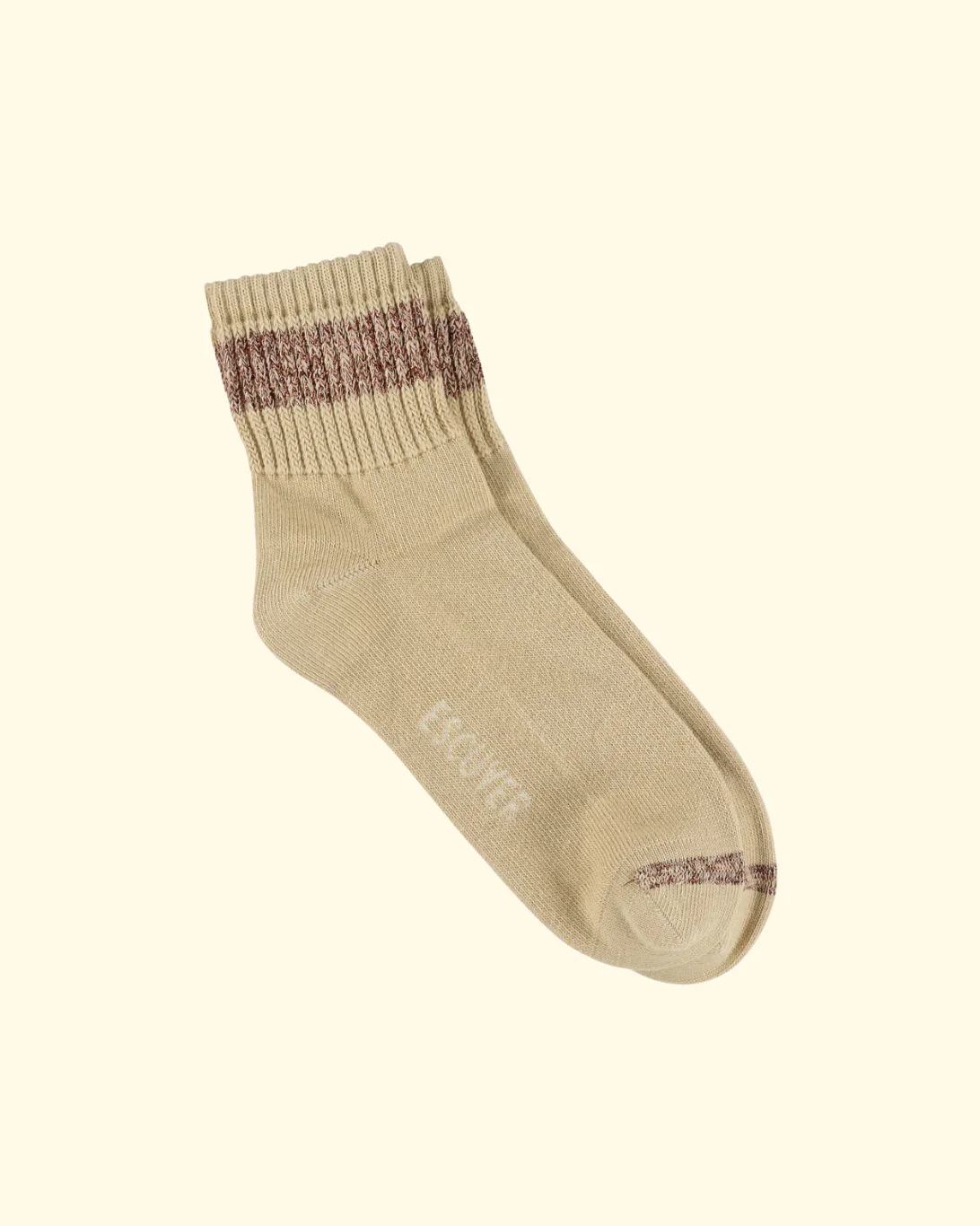 Ankle Lurex Socks | Pink / Bronze