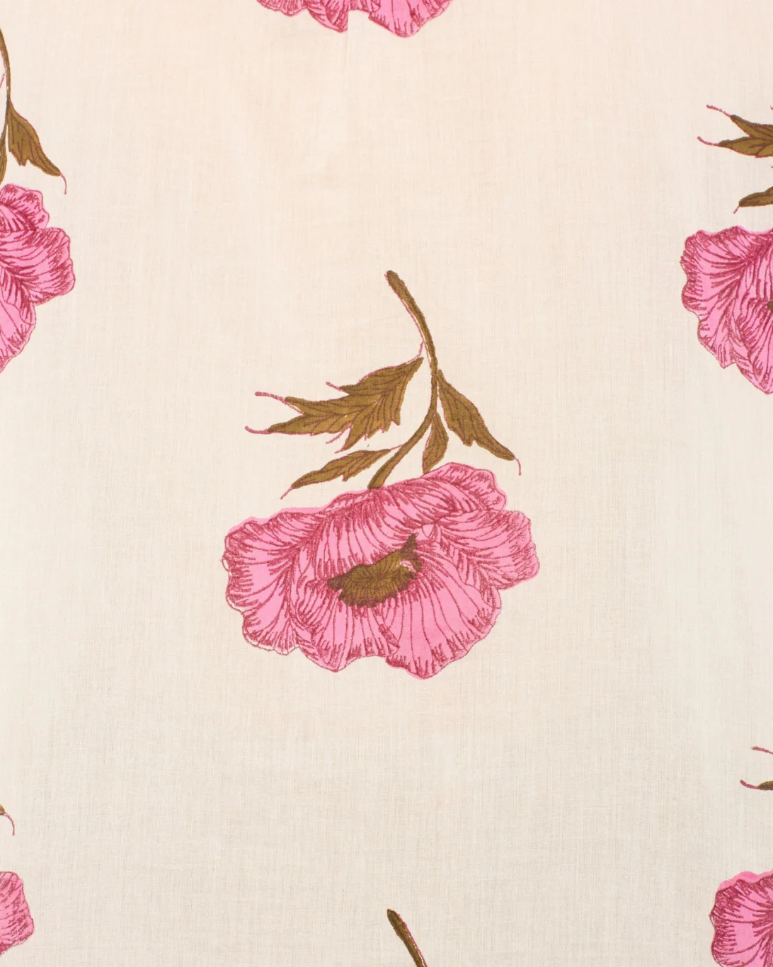 Annabel Fuchsia Poppy Shirt | Off-White - Image 4