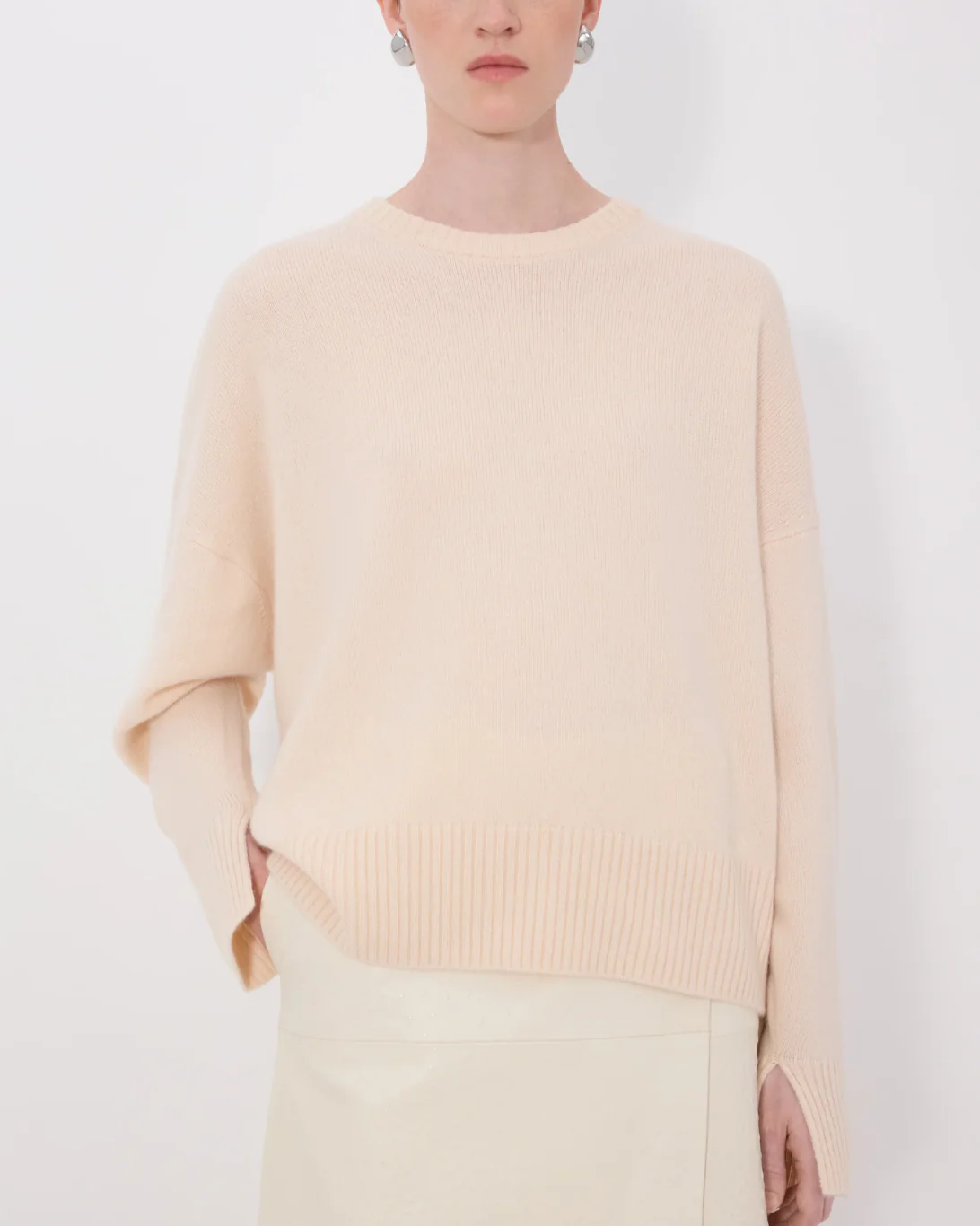 Anton Crewneck Sweater | Light Pink - Image 2