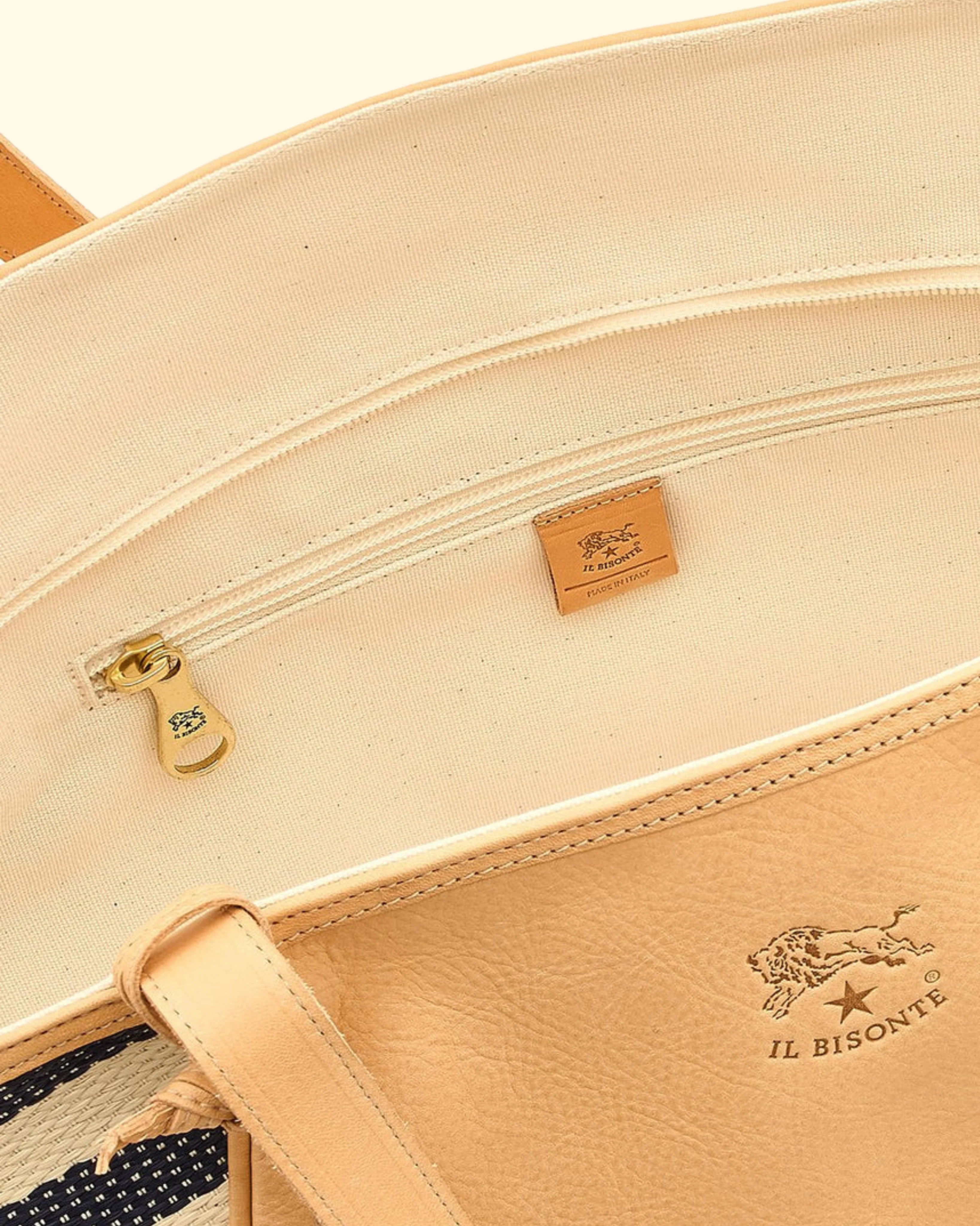 Archive 1970 Tote | Riga Blue & Naturale - Image 2