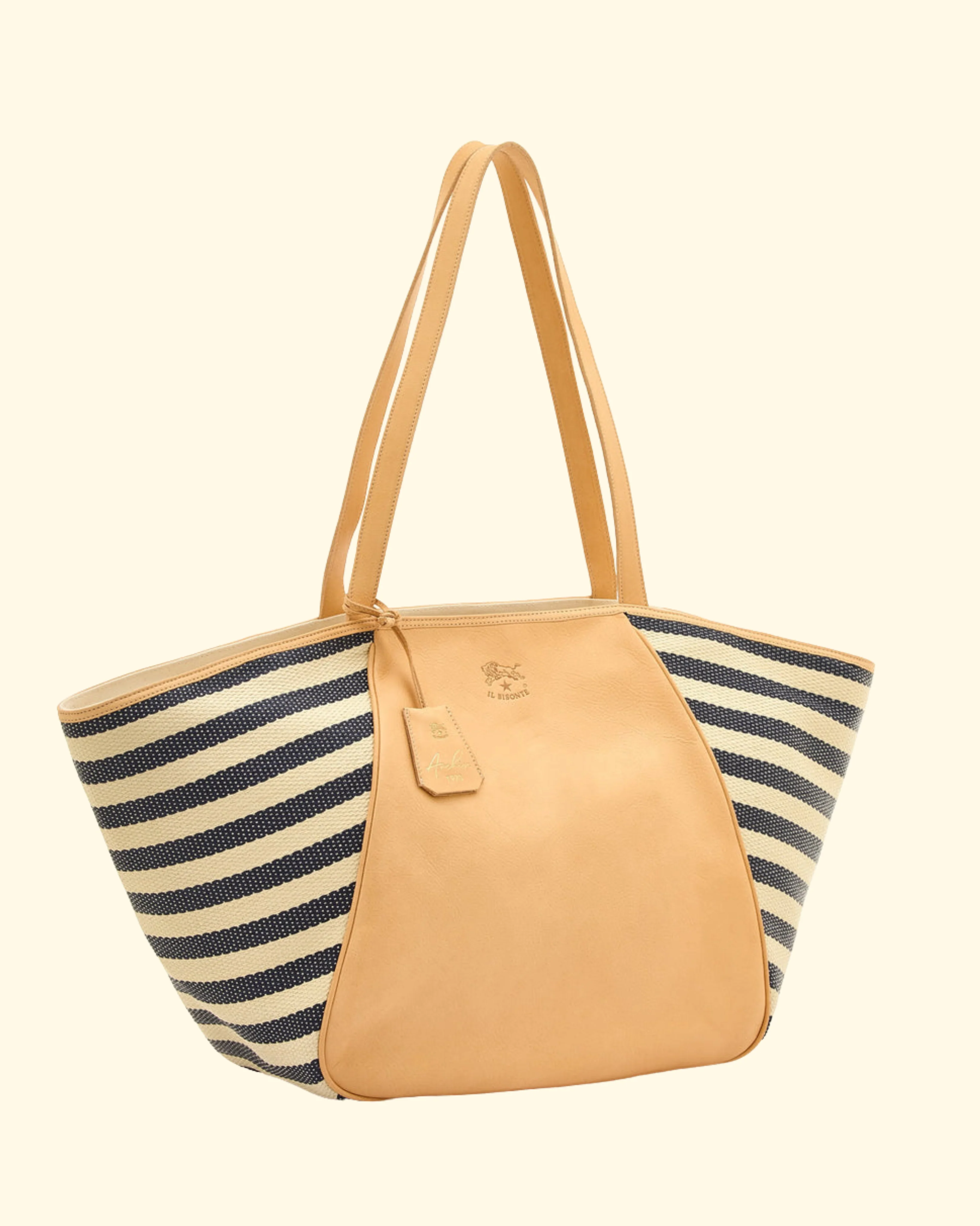 Archive 1970 Tote | Riga Blue & Naturale - Image 3