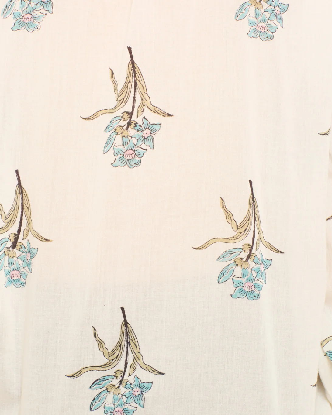 Artemis Sky Mist Flower Shirt | Off-White - Image 4
