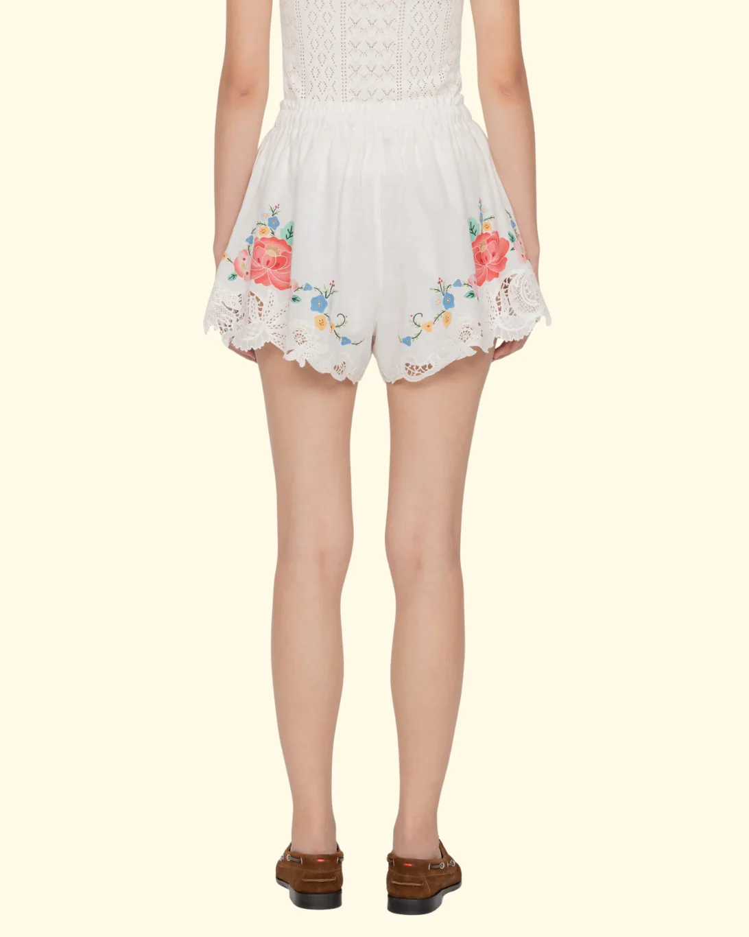 Astrid Embroidery Shorts | Multi - Image 2