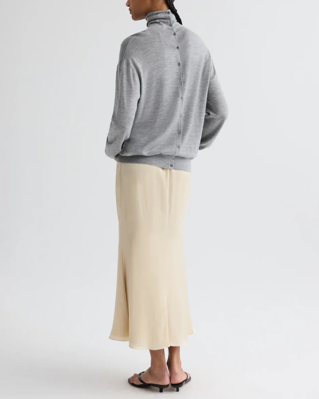 At Last Midi Skirt | Parchment - Image 5