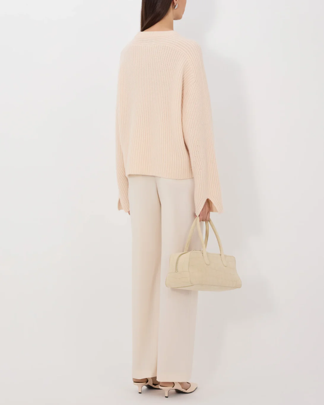 Axel Ribbed Sweater | Light Pink - Image 4
