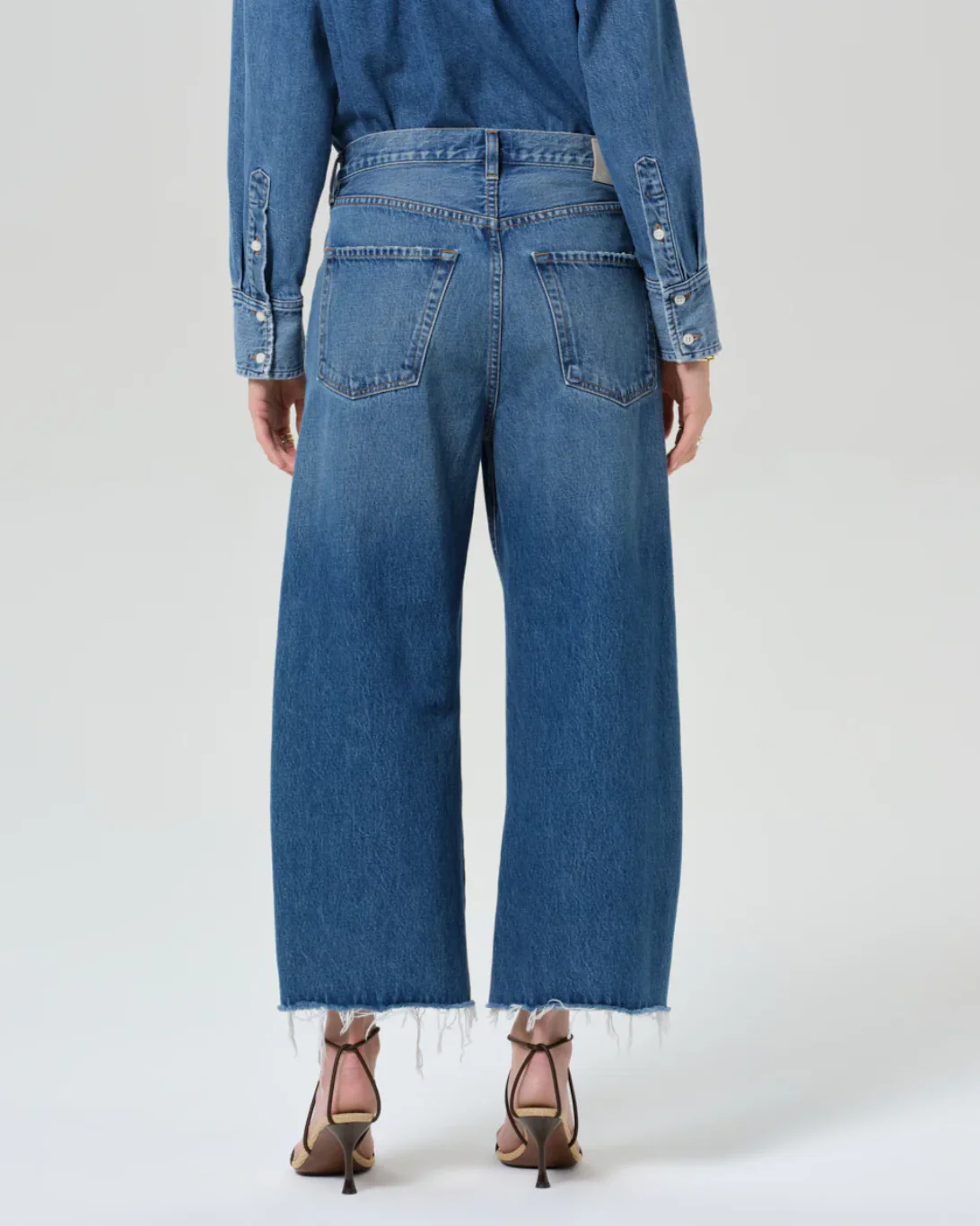 Ayla Raw Hem Crop | Chaya - Image 3