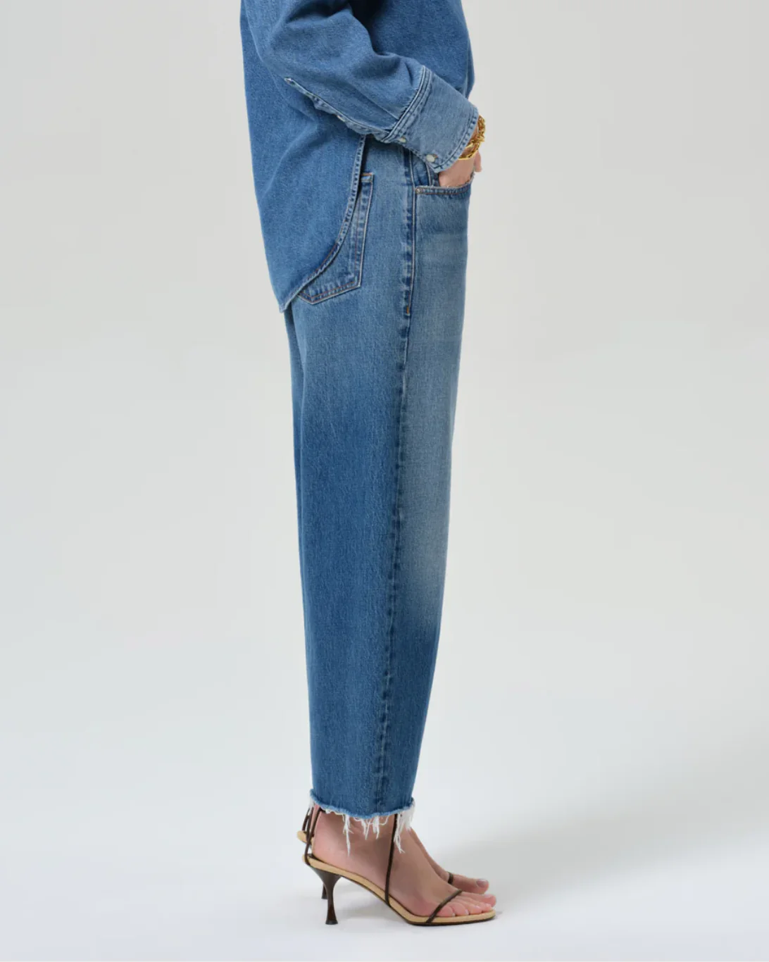 Ayla Raw Hem Crop | Chaya - Image 4