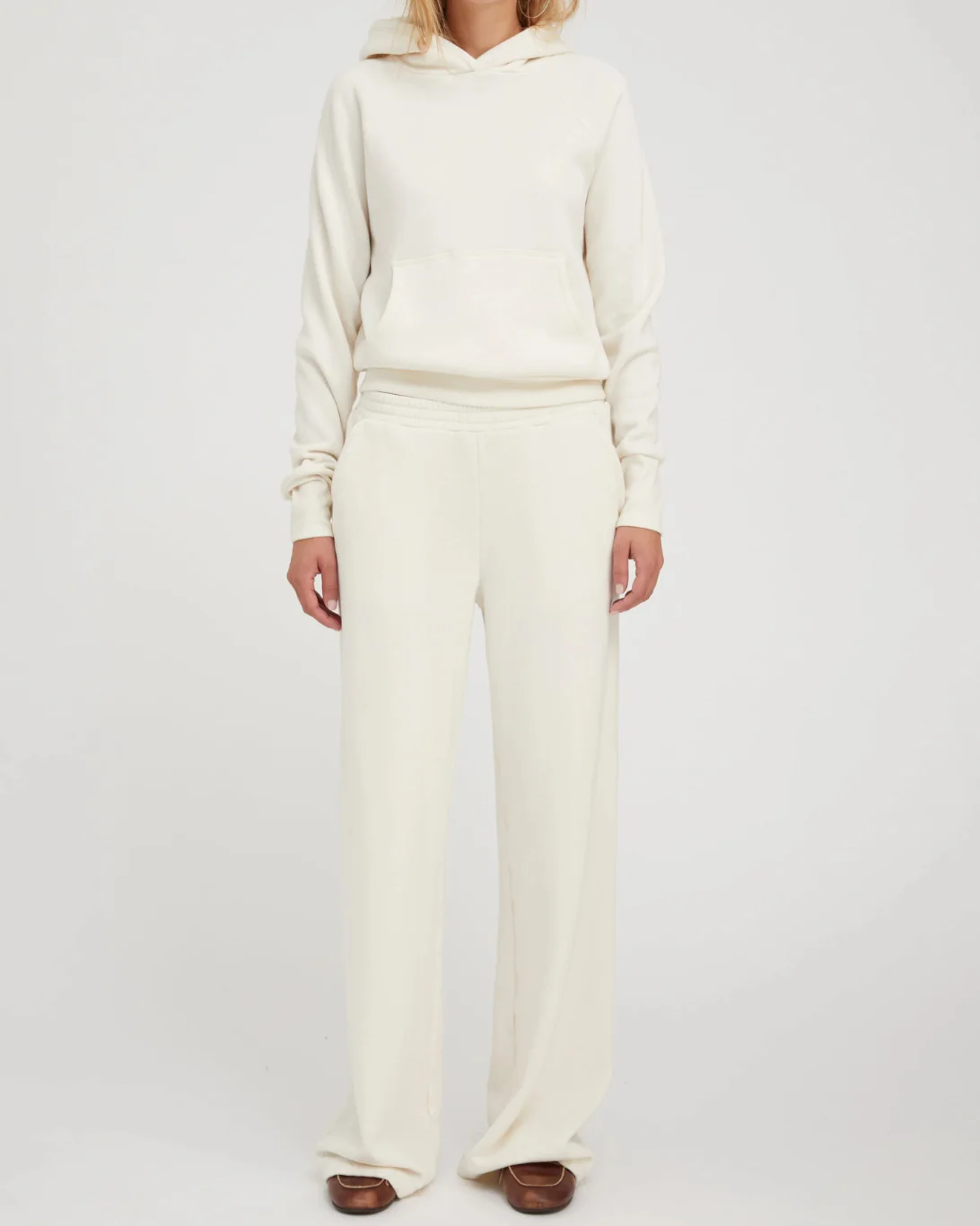 Baggy Sweatpants | Cream - Image 2