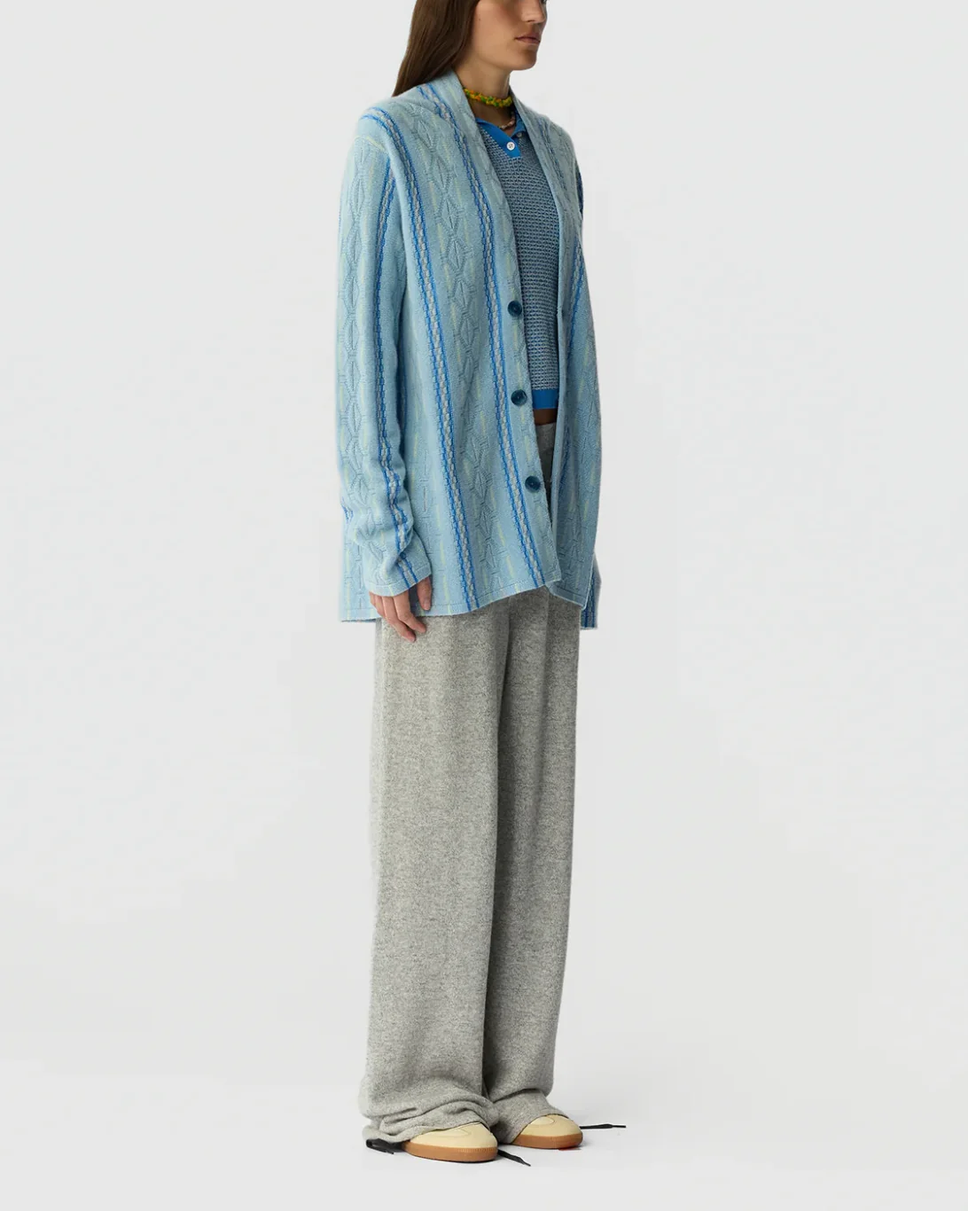 Baja Everywear Cardigan | Clear Sky Combo - Image 2
