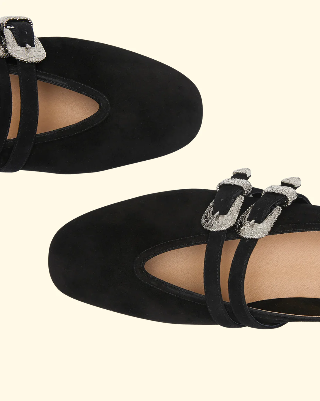 Ballet Claudia Slipper | Black Suede - Image 3