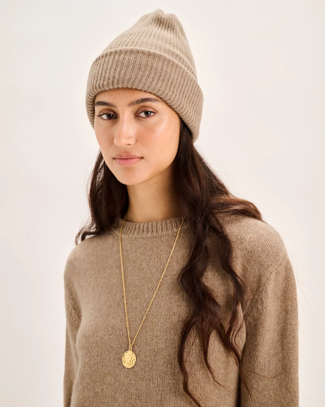 Bebe Beanie | Camel Cashmere - Image 2