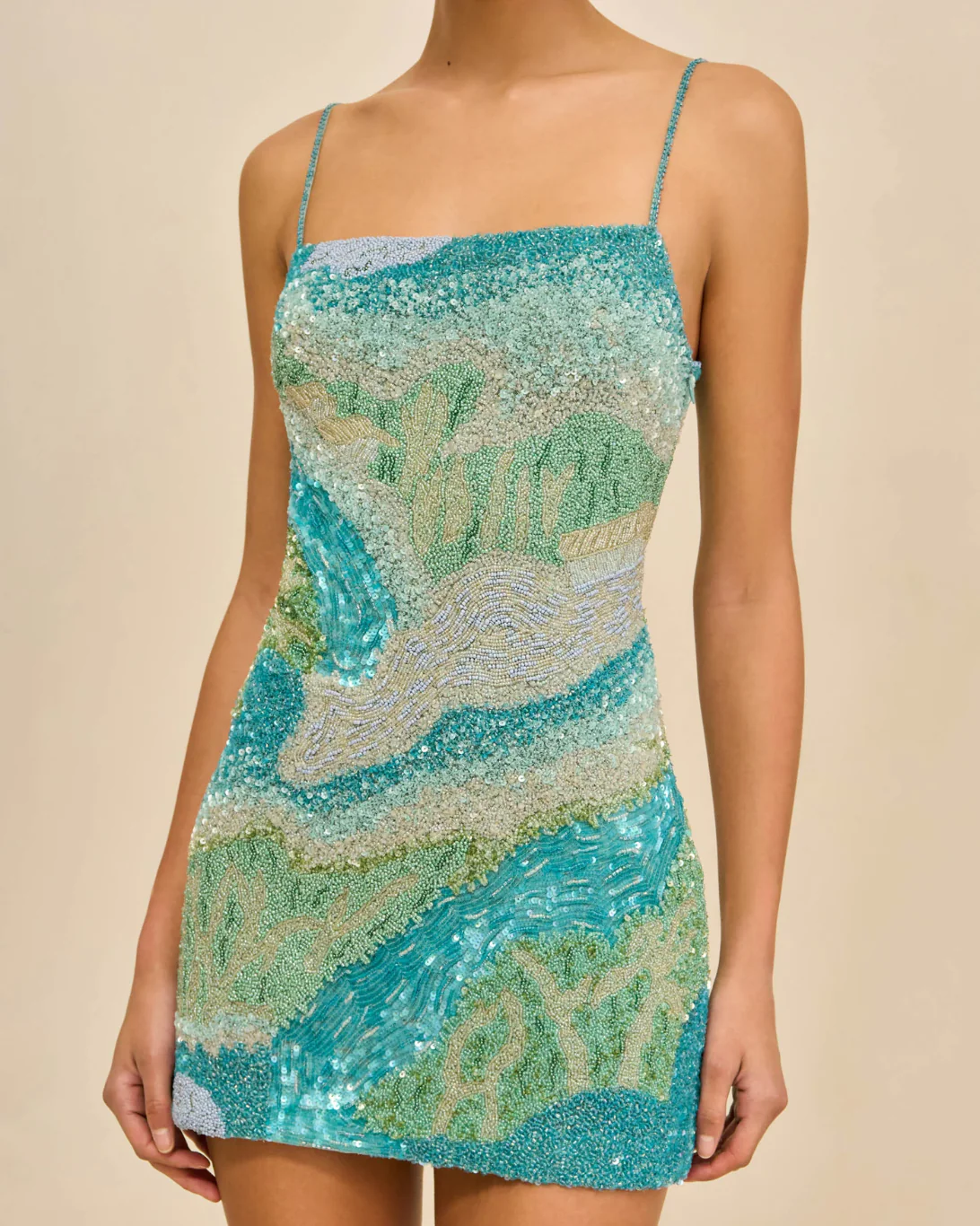 Bebe Dress | Landscape Print - Image 2