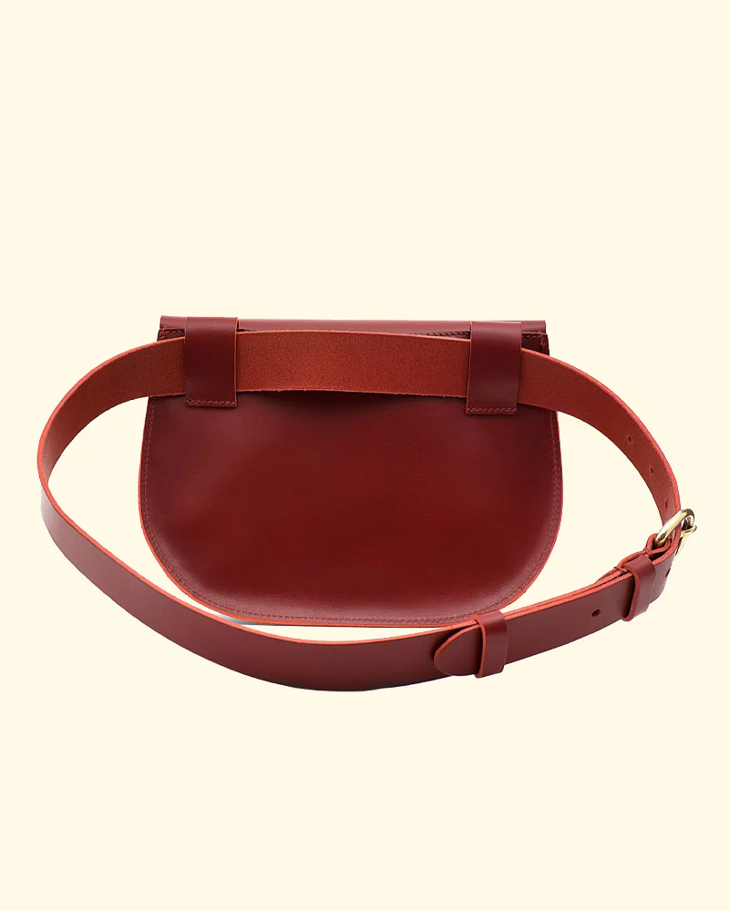 Belt Pack Bag Parione | Rosso Rubino - Image 3