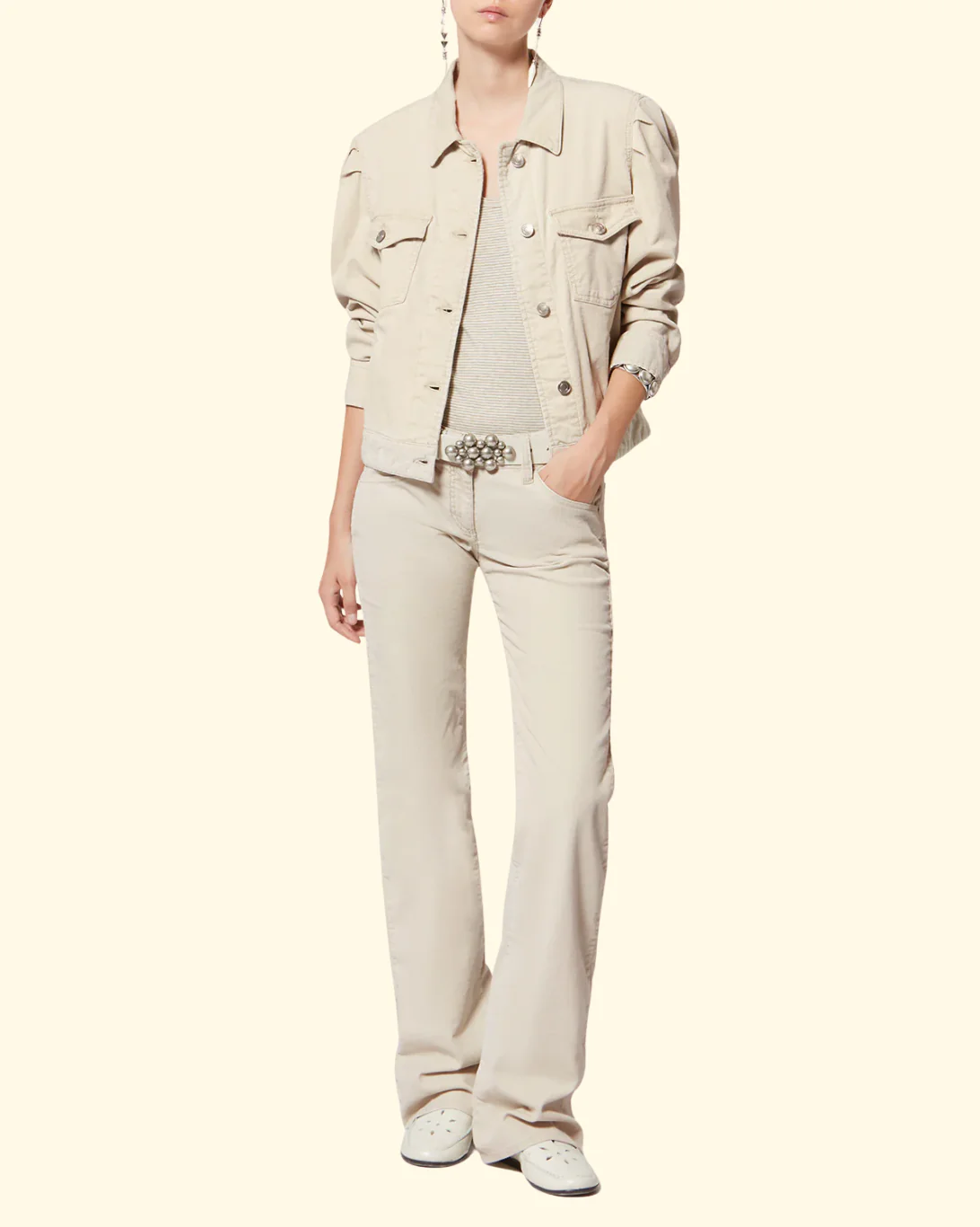 Bolineav Jacket | Ecru - Image 4