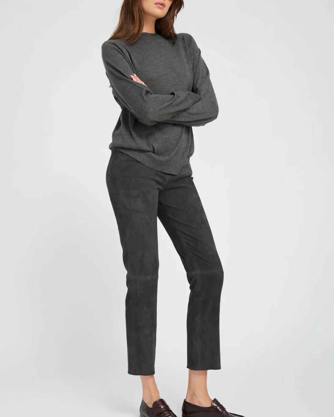 Boyfriend Sweater | Charcoal - Image 4