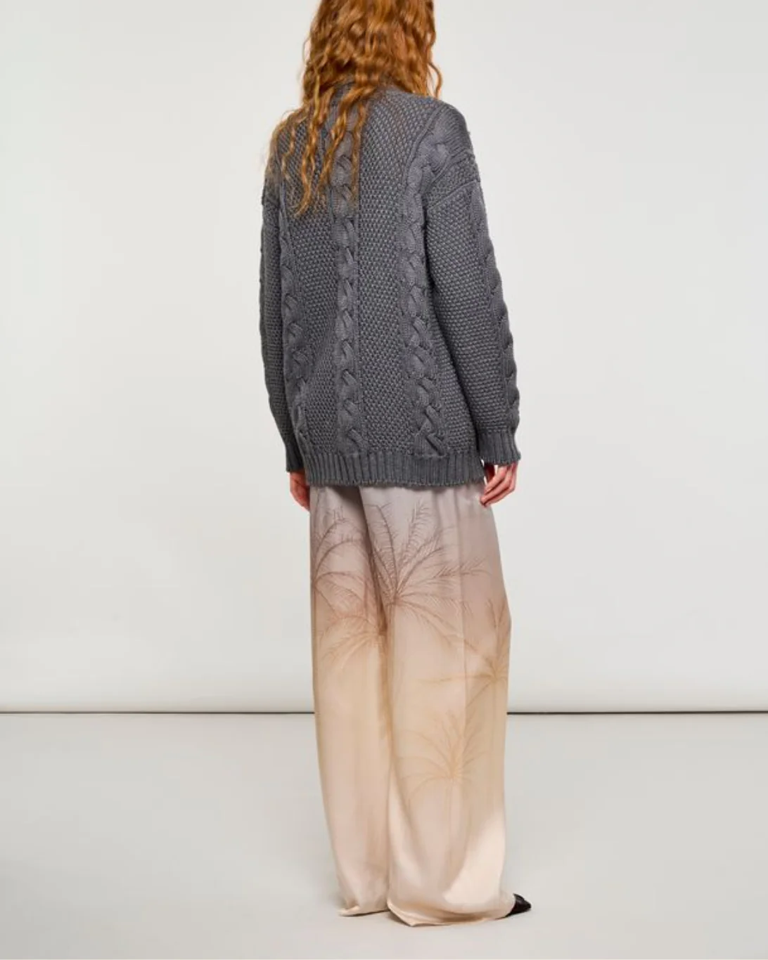 Braid Cardigan | Grey - Image 4