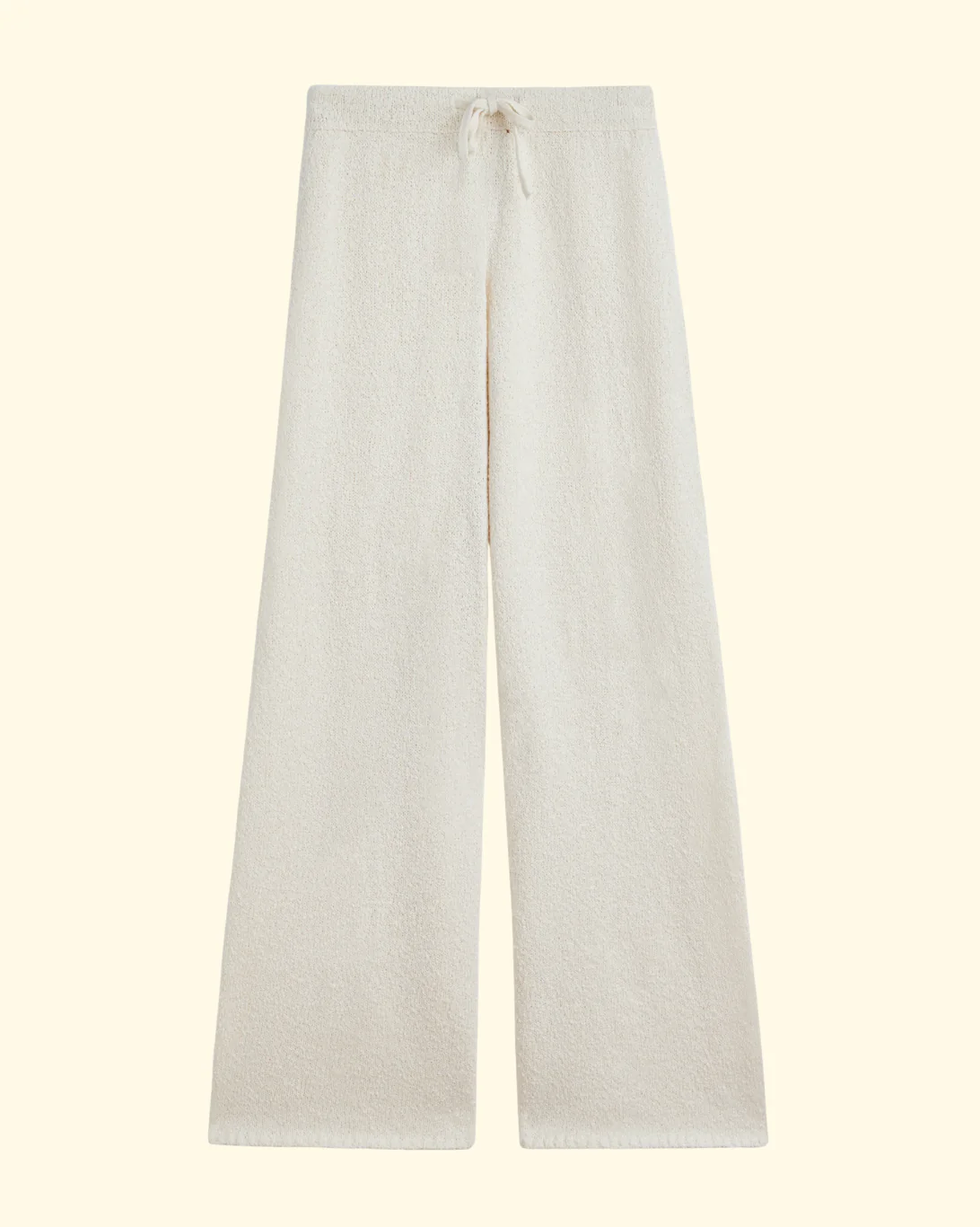 Calla Boucle Cotton Pants | Ecru