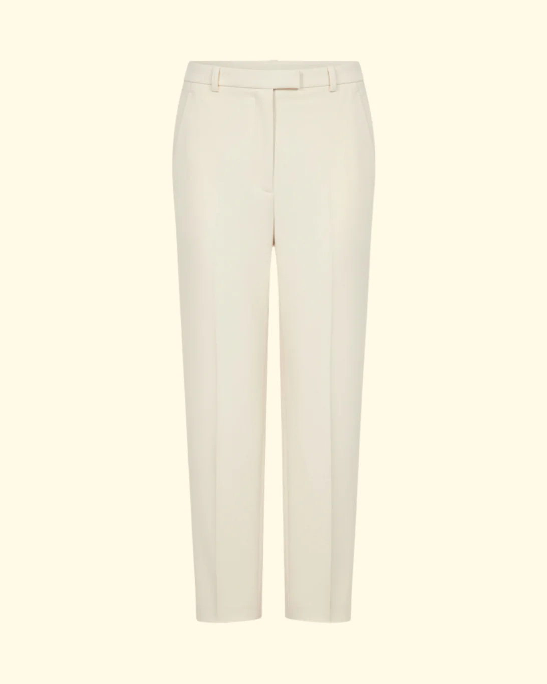 Carlo 3/4 Straight Leg Pant | Ivory