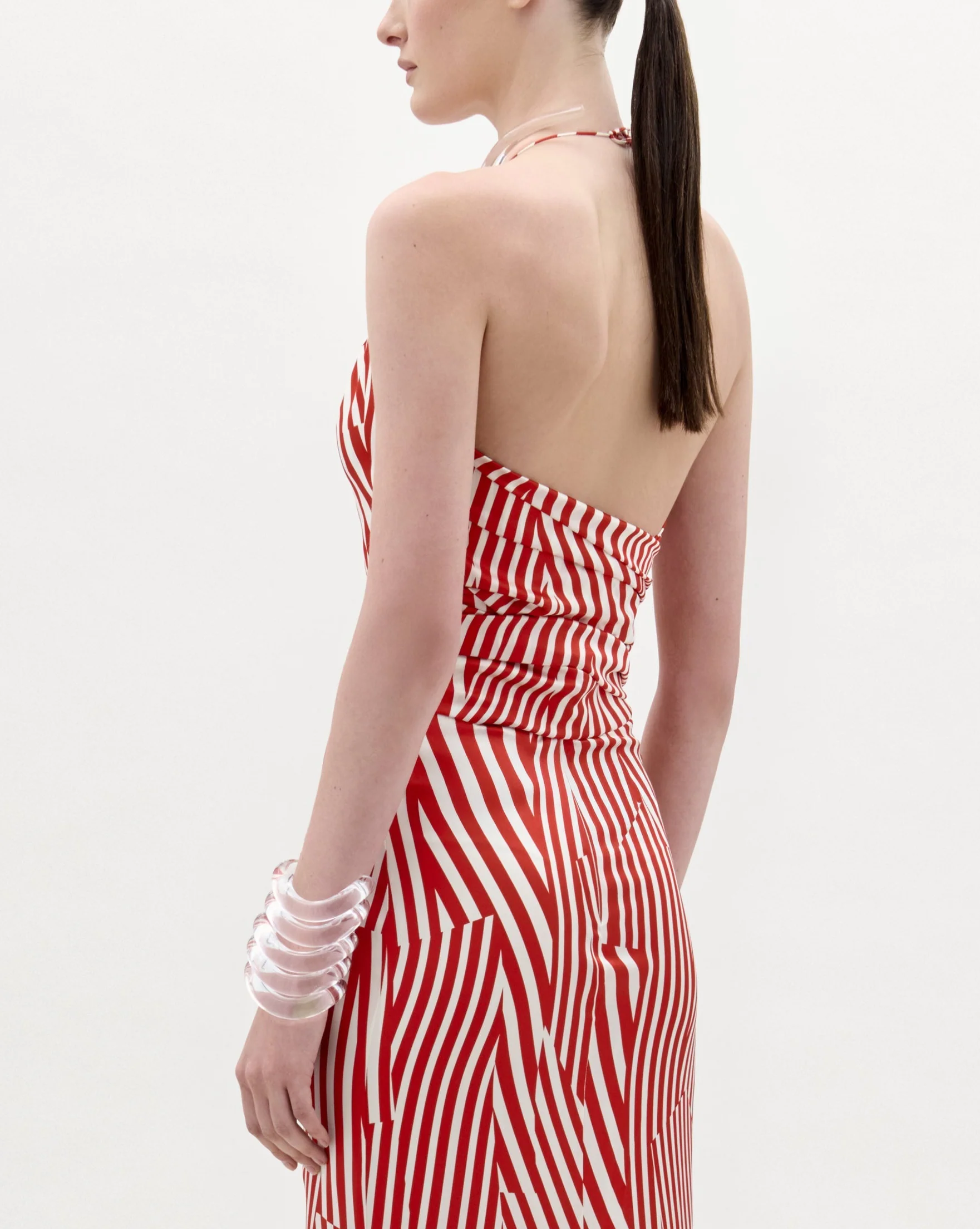Carmela Blouse | Red Stripes - Image 2