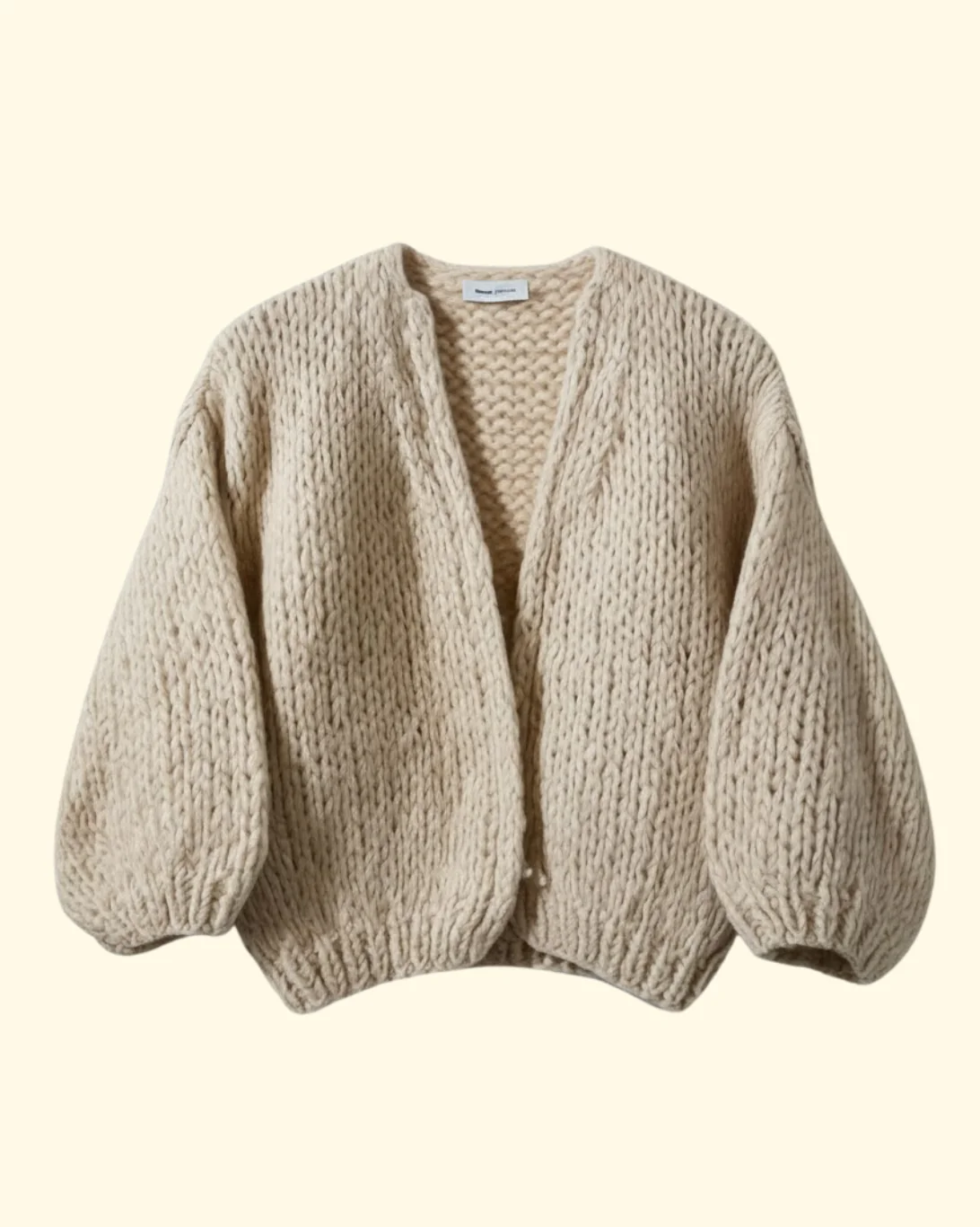 Cashmere Bomber Cardigan | Beige
