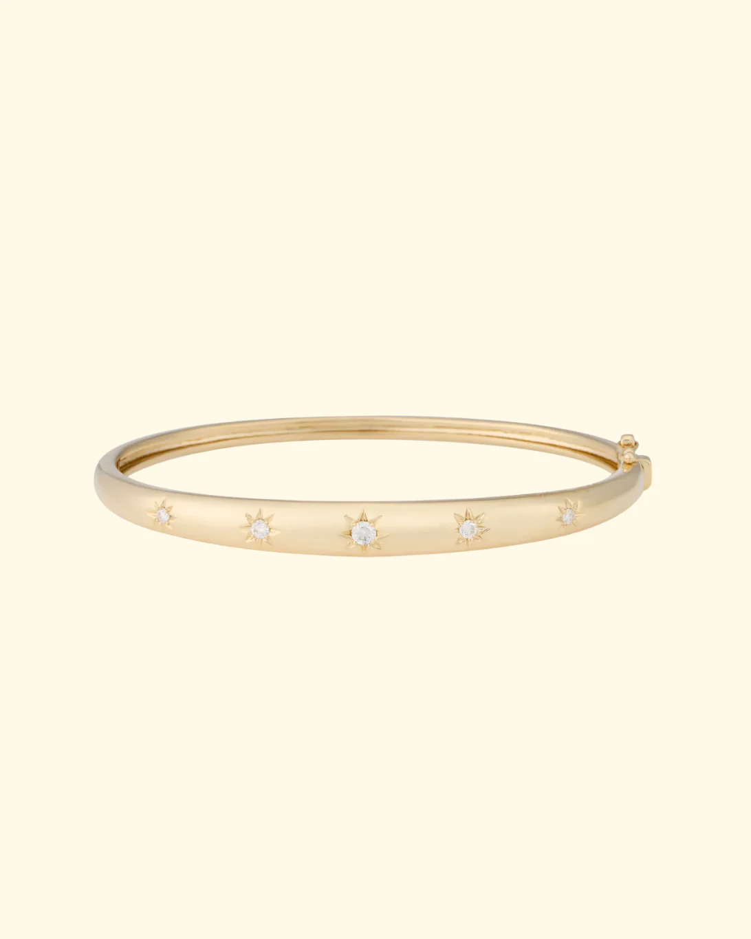Celeste Dome Bangle | 14k Yellow Gold - ONLINE ONLY