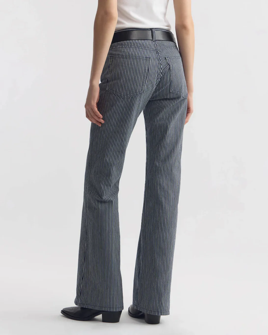 Celia Striped Jean | Railroad Stripe - Image 5