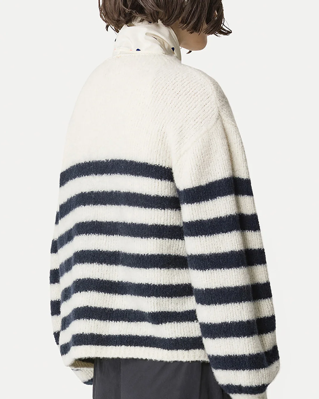 Cashmere Boucle' Mariniere Knit | Beurre - Image 3