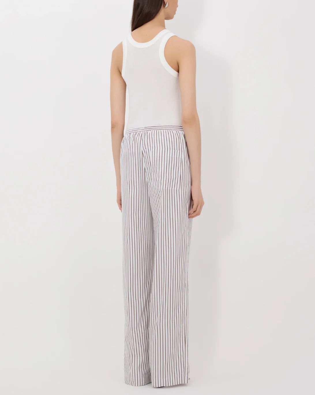 Cisco Straight Leg Pants | Dark Red/Light Blue - Image 5