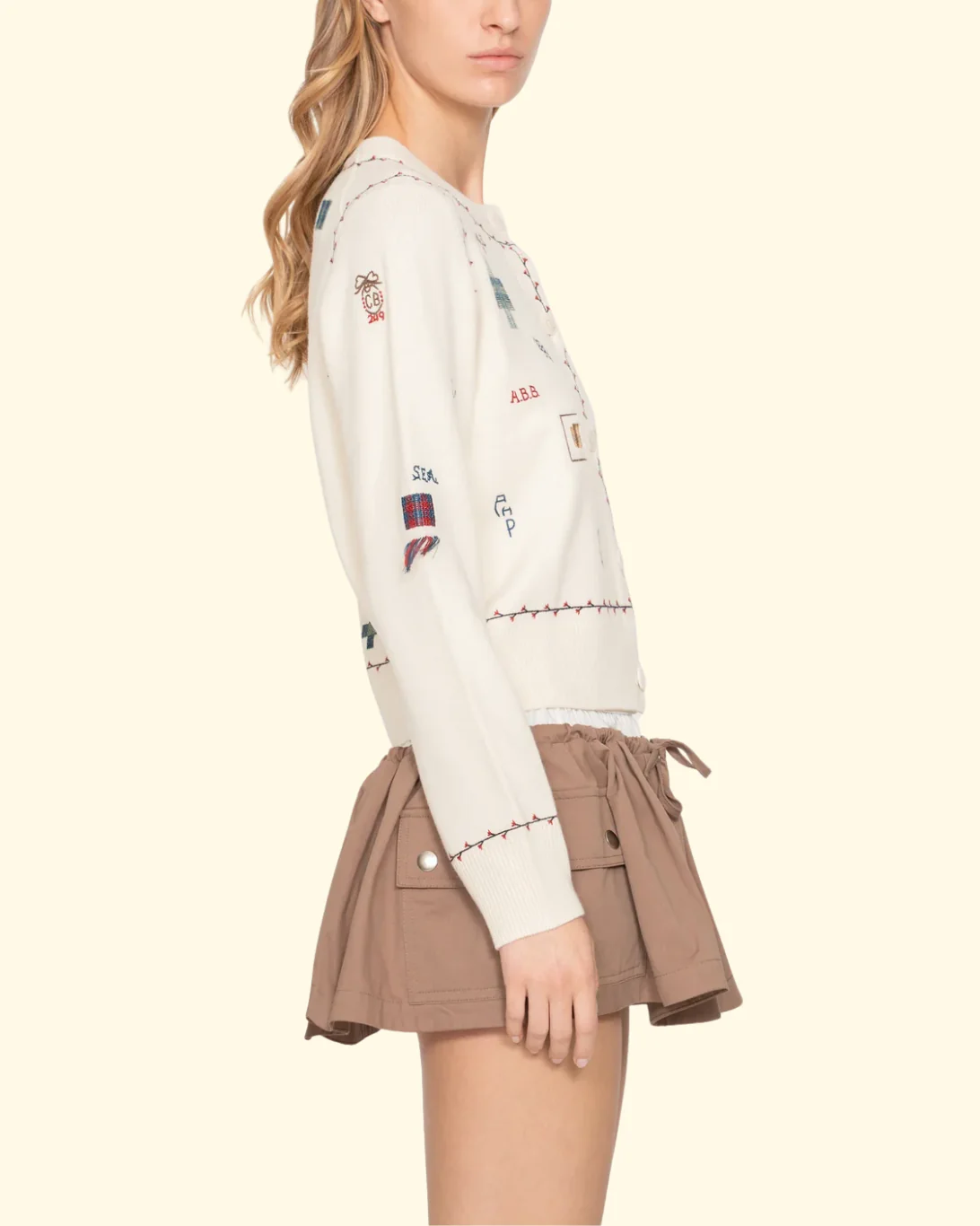 Claira Cardigan | Cream - Image 3