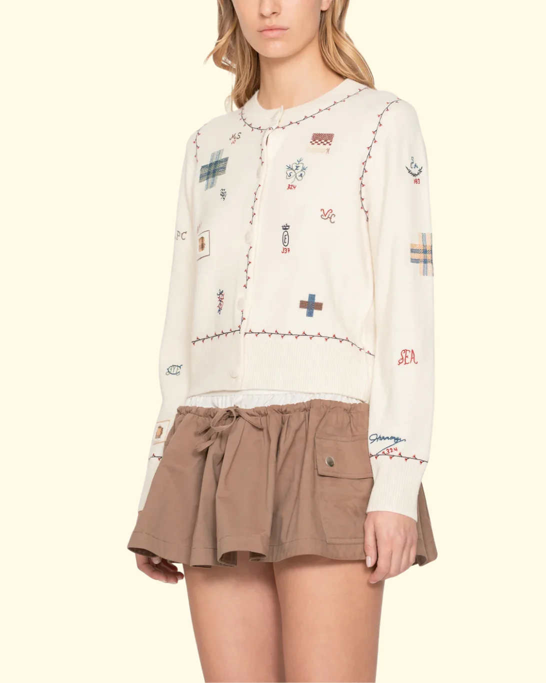 Claira Cardigan | Cream - Image 4