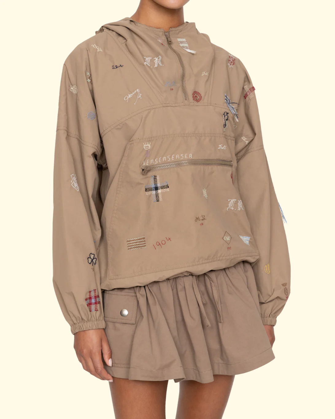 Claira Windbreaker | Stone - Image 5