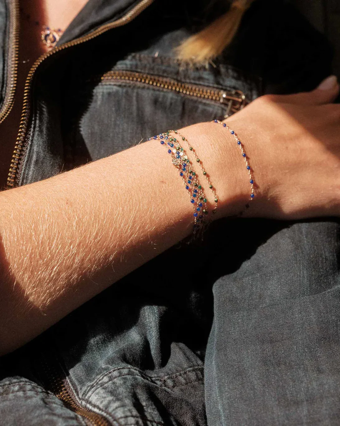 Classic Gigi Bracelet | Lapis - Image 2