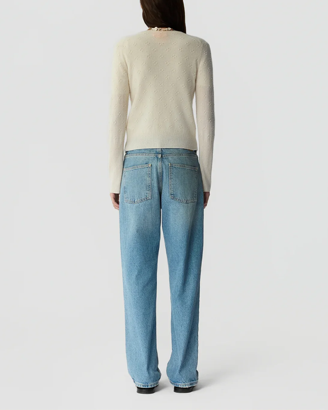 Compass Jane Cardigan | Cream - Image 4