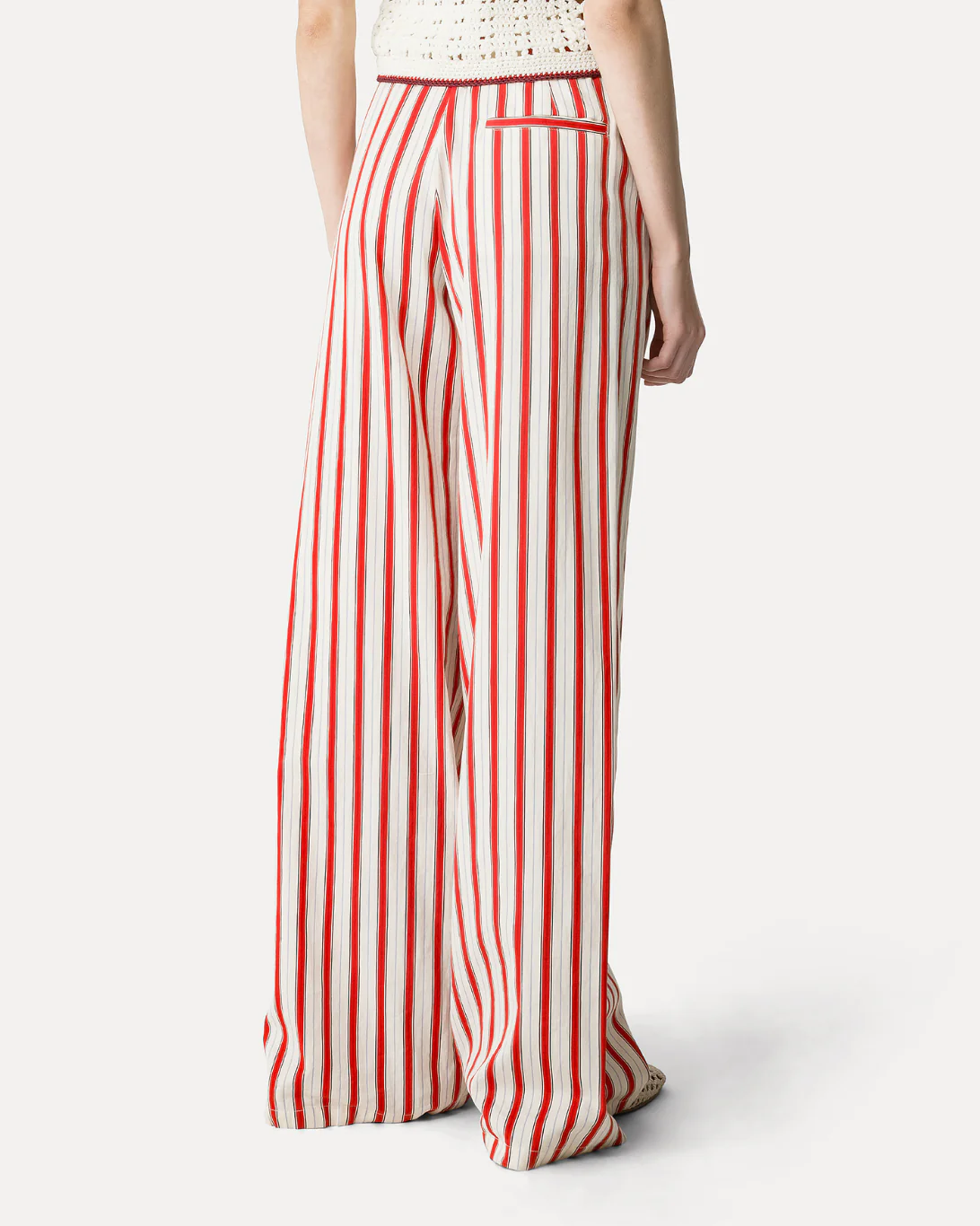 Contemporary Pinstriped Pants | Rouge - Image 3