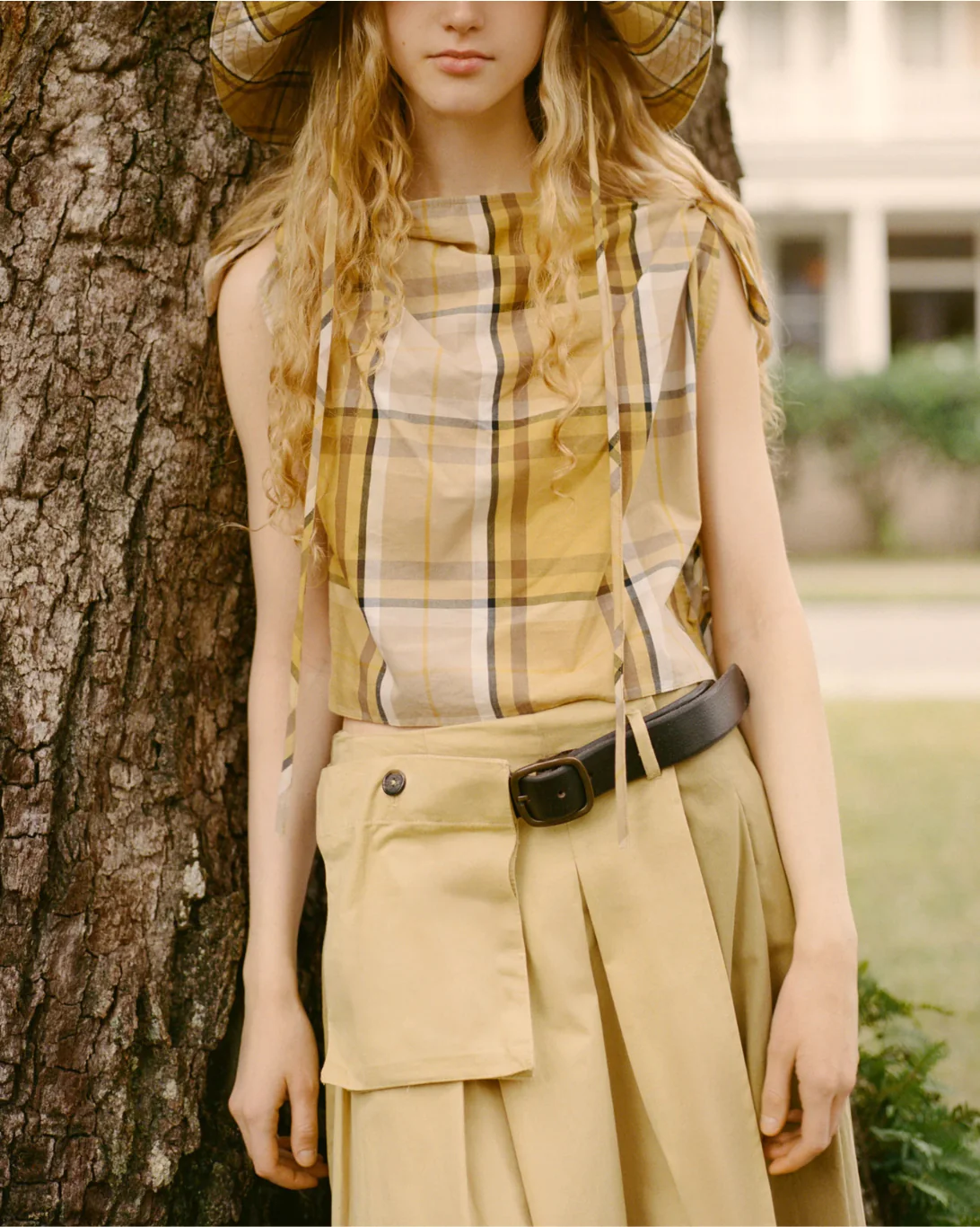 Copeland Plaid Top | Yellow - Image 3