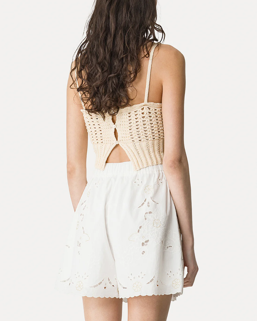 Cotton Cable Bralette | Butter - Image 3