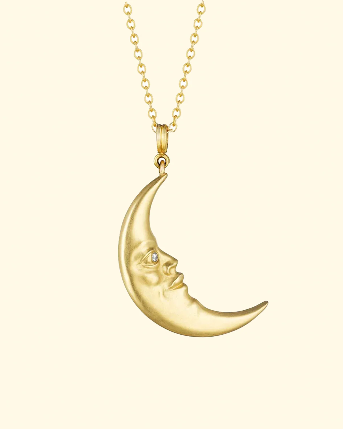 Crescent Moonface Hanging Pendant - ONLINE ONLY