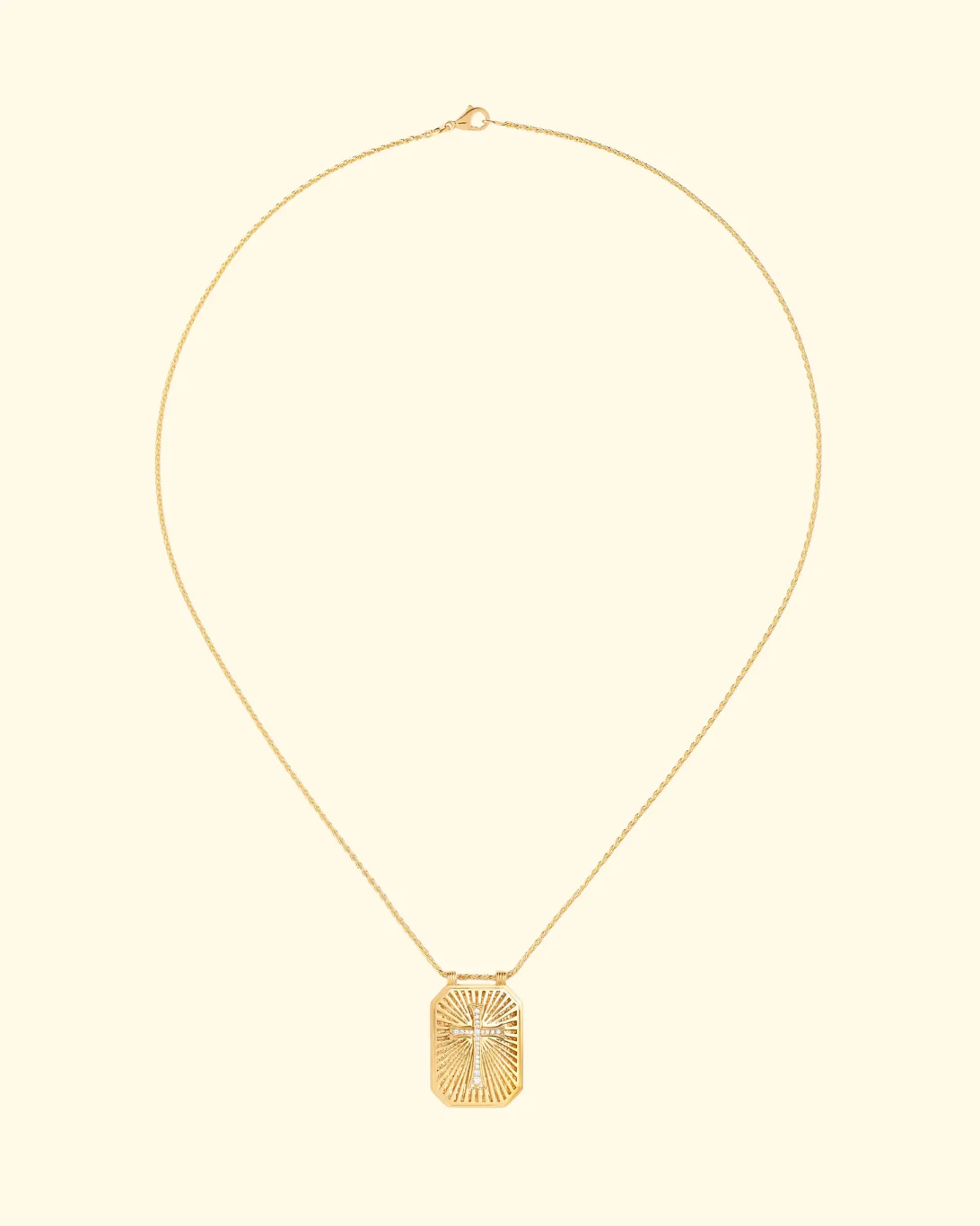 Cross Scapular | 18k Yellow Gold - Image 5