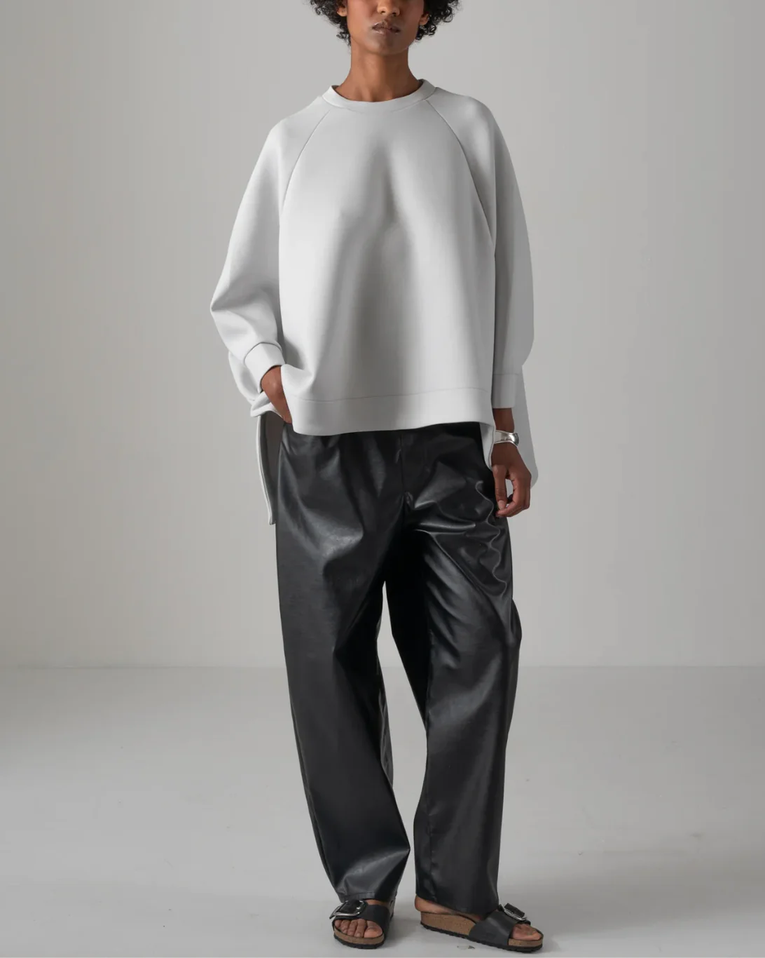 Daisy Top | Ice Grey - Image 3