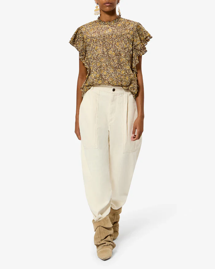 Daliyane Blouse | Khaki - Image 4