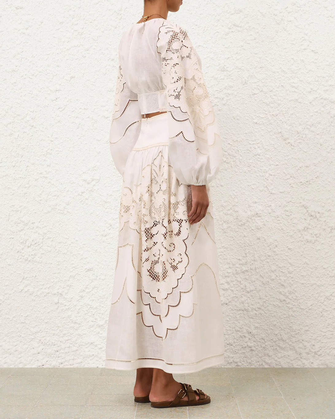 Daylight Maxi Skirt | Cream - Image 3