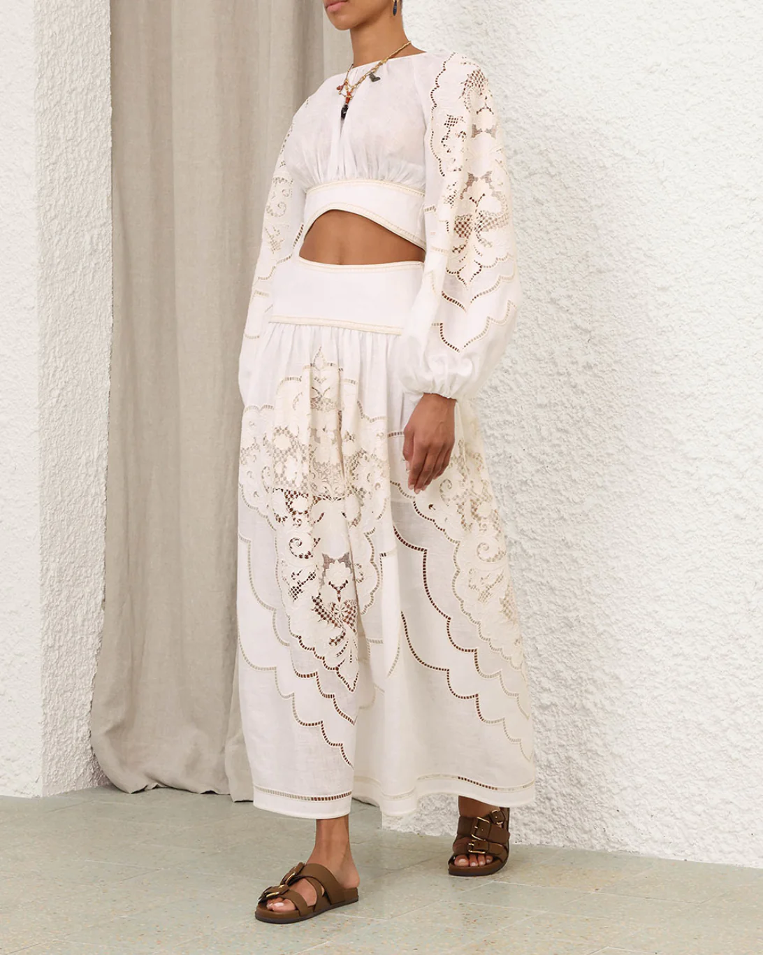 Daylight Maxi Skirt | Cream - Image 6